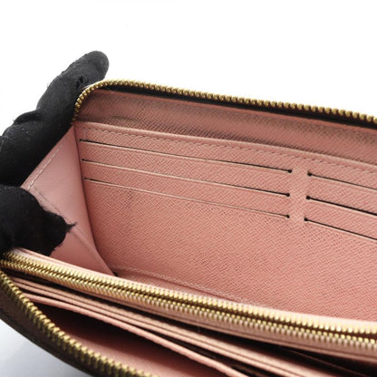 Louis Vuitton Round Long Wallet Zippy Wallet Monogram Rose Ballerine M41894