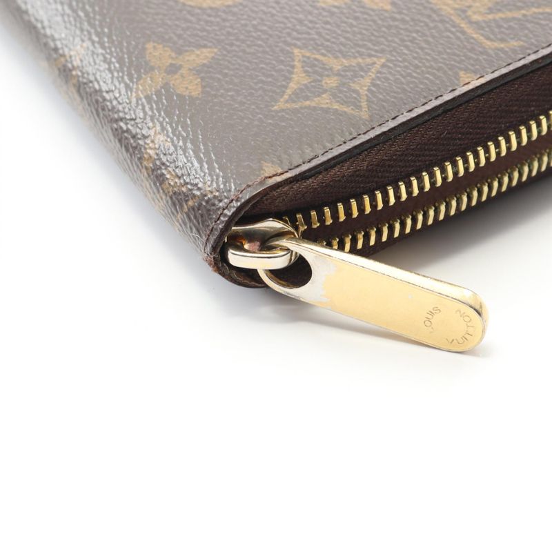 Louis Vuitton Round Long Wallet Zippy Wallet Monogram Rose Ballerine M41894