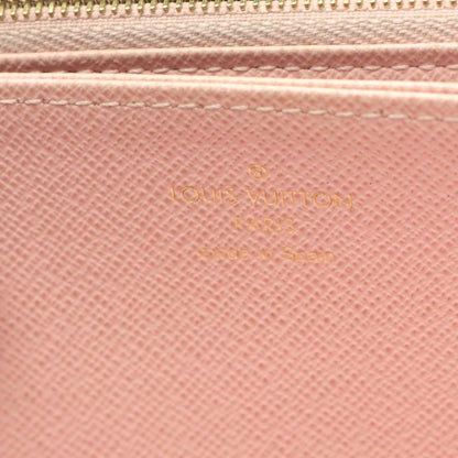 Louis Vuitton Round Long Wallet Zippy Wallet Monogram Rose Ballerine M41894