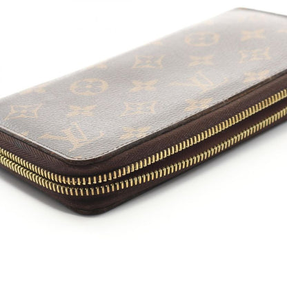 Louis Vuitton Round Long Wallet Zippy Wallet Monogram Rose Ballerine M41894