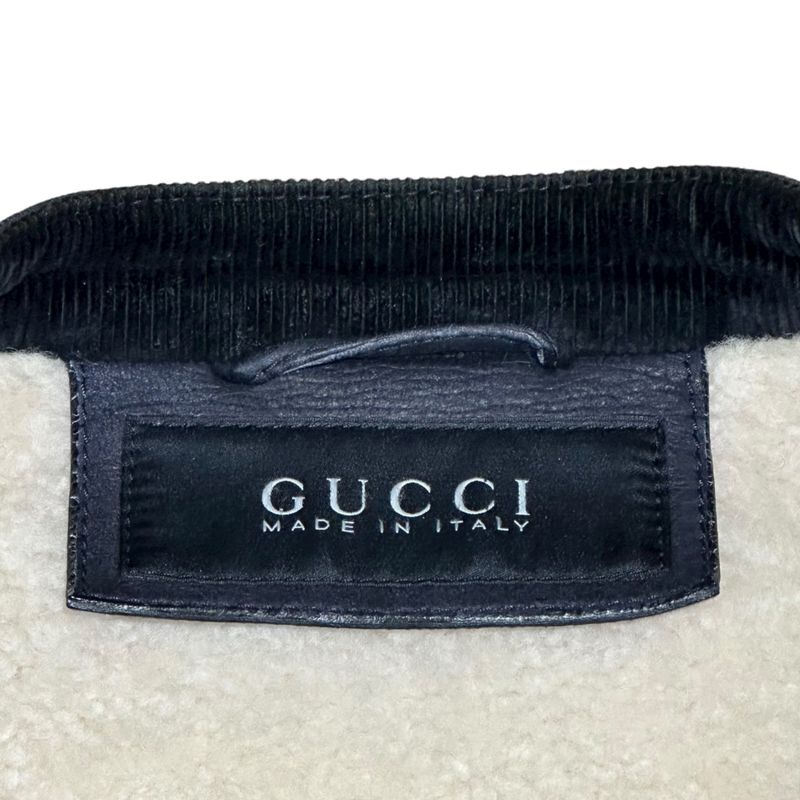 Gucci Goatskin Mouton Biker Jacket Goatskin Mouton Biker Jacket 354176 Xs189