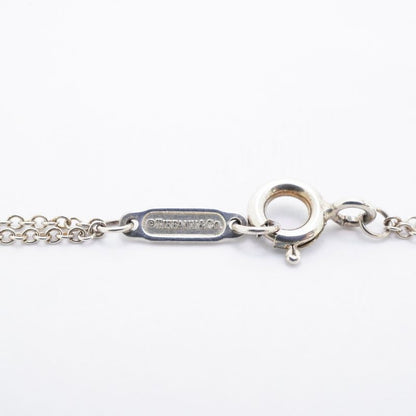 Tiffany & Co Bracelet Return To Heart/double Chain Silver 925 Ladies