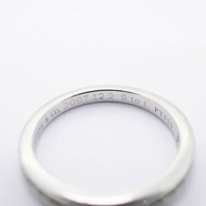 Tiffany & Co Ring Channel-set Half Eternity Pt950 Platinum Diamond #9 Ladies