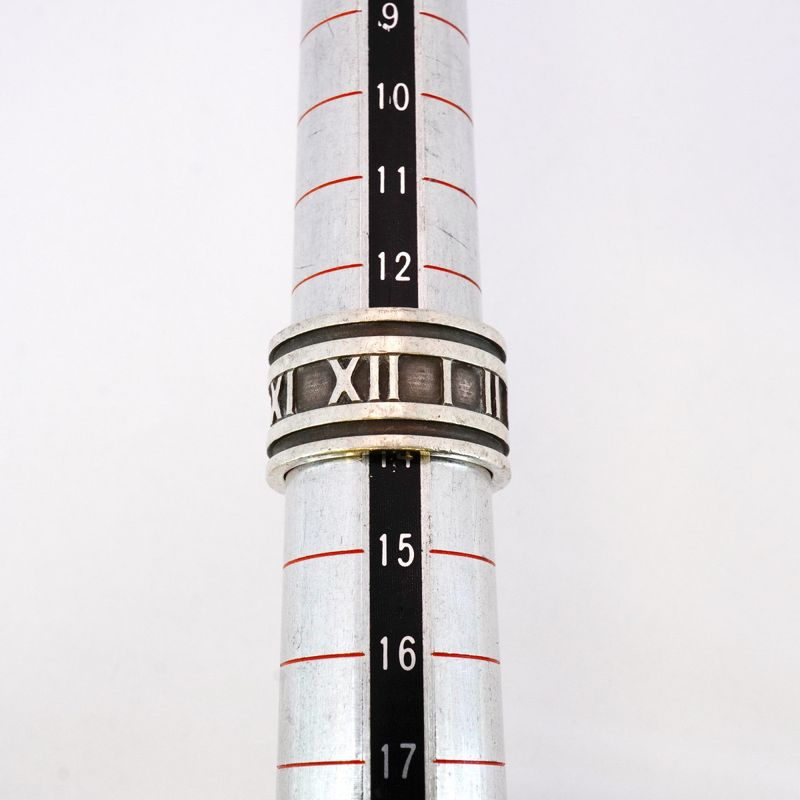 Tiffany & Co Ring Atlas Wide Silver 925 Size 14 Ladies