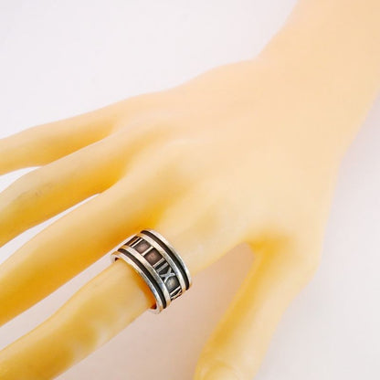 Tiffany & Co Ring Atlas Wide Silver 925 Size 14 Ladies