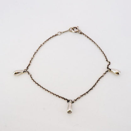 Tiffany & Co Bracelet Teardrop 3 Motifs Silver 925 Ladies