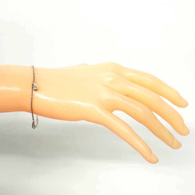 Tiffany & Co Bracelet Teardrop 3 Motifs Silver 925 Ladies