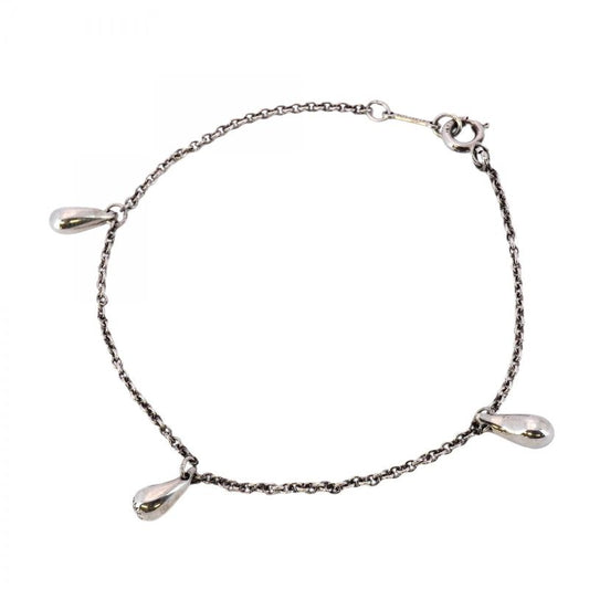 Tiffany & Co Bracelet Teardrop 3 Motifs Silver 925 Ladies