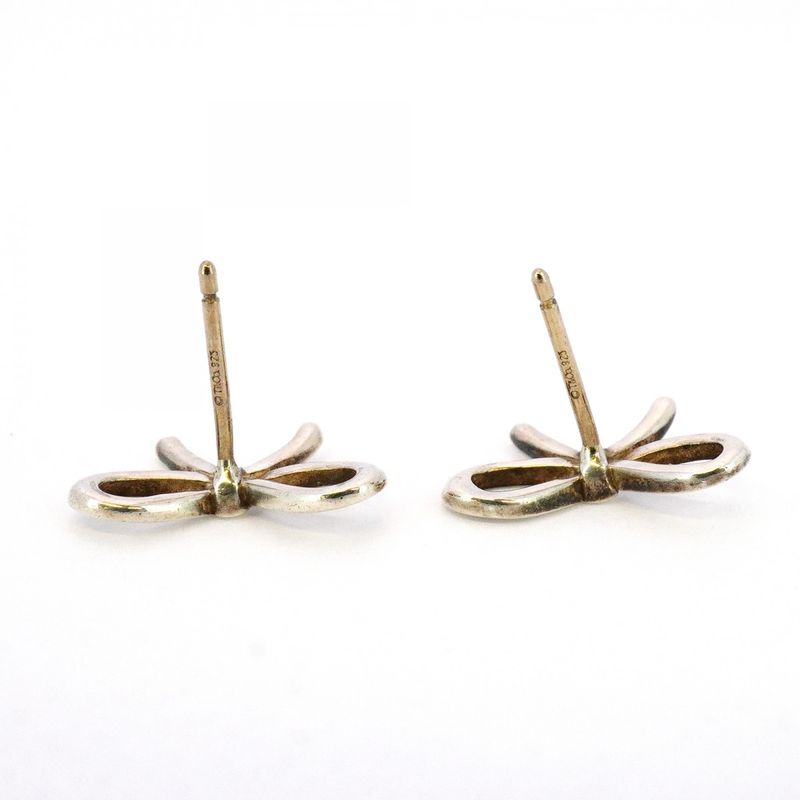 Tiffany & Co Earrings Bow/ribbon 925 Silver Ladies
