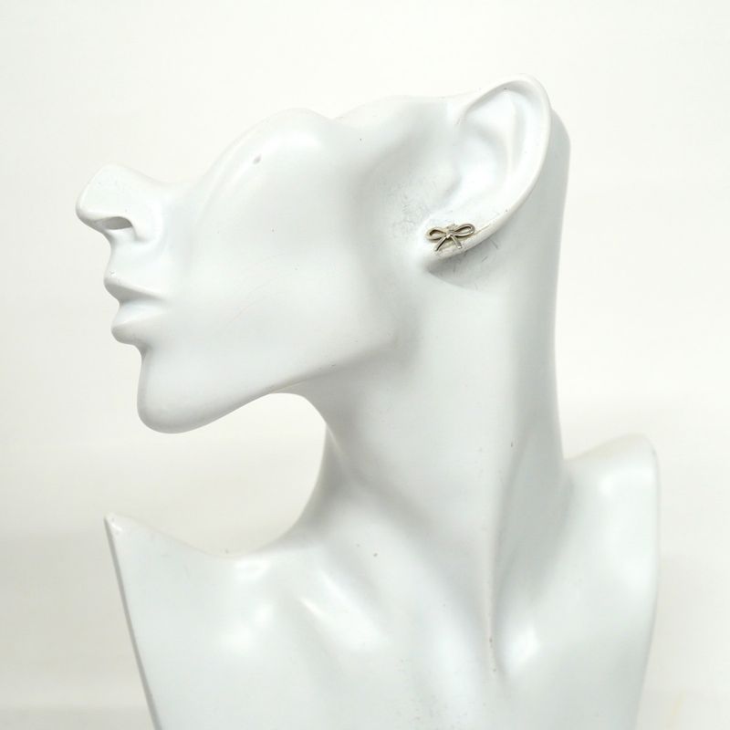 Tiffany & Co Earrings Bow/ribbon 925 Silver Ladies