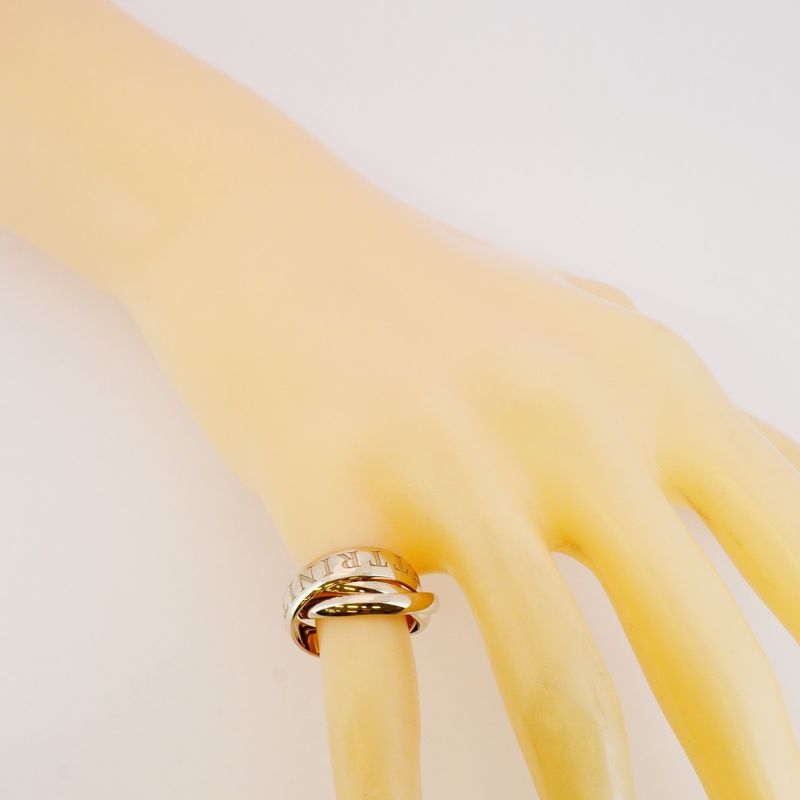 Cartier Ring Trinity 1998 Christmas Limited Edition 18K White Gold White Gold