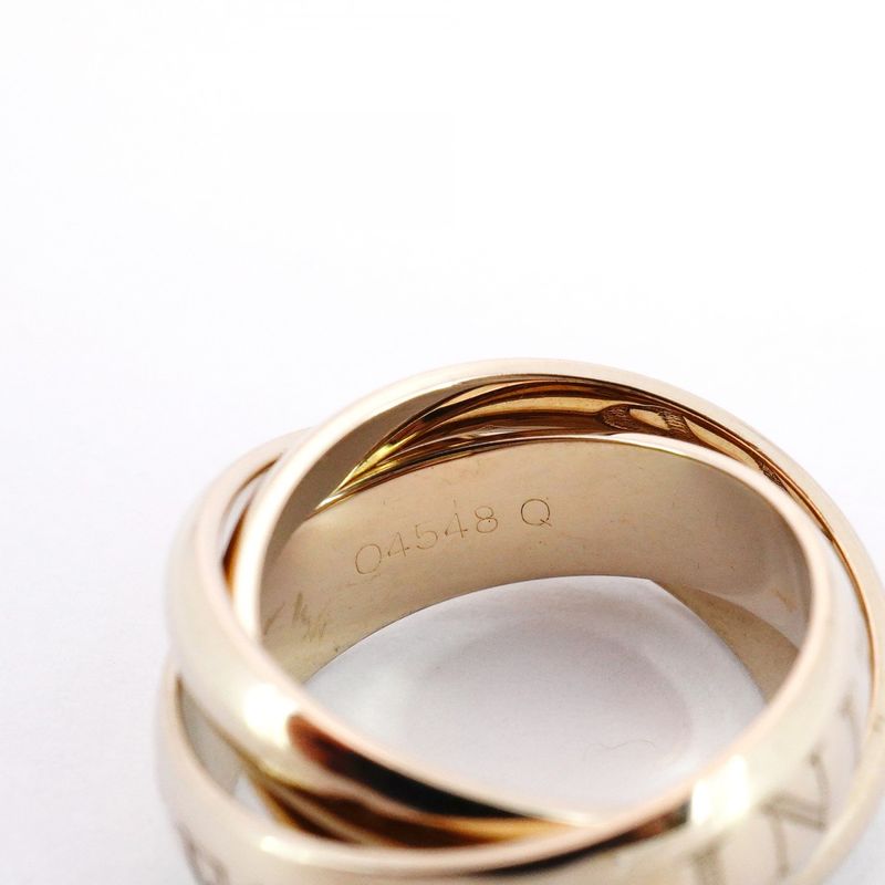 Cartier Ring Trinity 1998 Christmas Limited Edition 18K White Gold White Gold