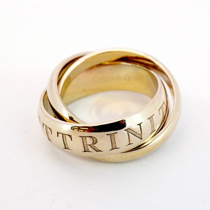 Cartier Ring Trinity 1998 Christmas Limited Edition 18K White Gold White Gold
