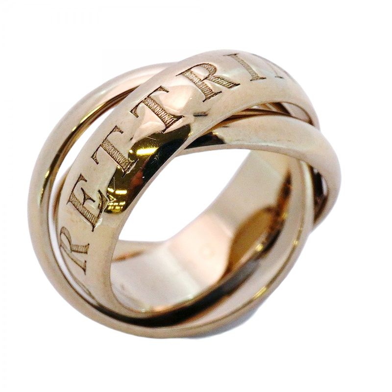 Cartier Ring Trinity 1998 Christmas Limited Edition 18K White Gold White Gold