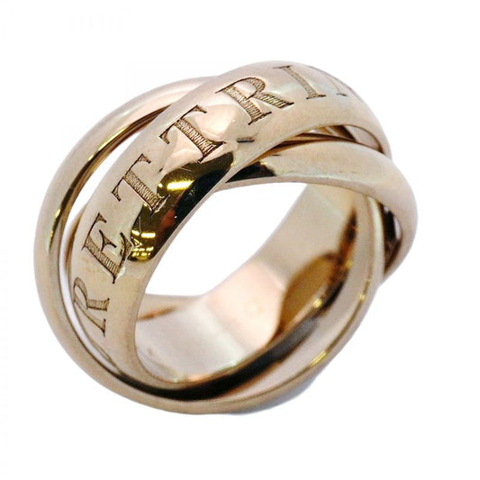 Cartier Ring Trinity 1998 Christmas Limited Edition 18K White Gold White Gold