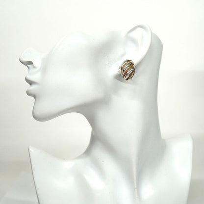 Tiffany & Co Earring Twist/rope 18K Yellow Gold Yellow Gold Silver 925 Ladies