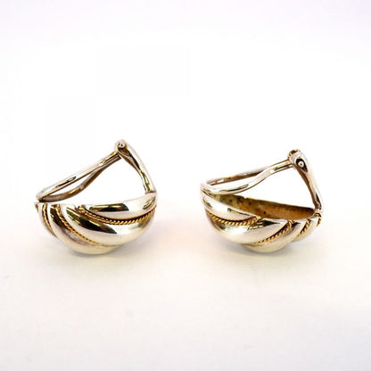 Tiffany & Co Earring Twist/rope 18K Yellow Gold Yellow Gold Silver 925 Ladies