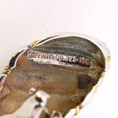 Tiffany & Co Earring Twist/rope 18K Yellow Gold Yellow Gold Silver 925 Ladies