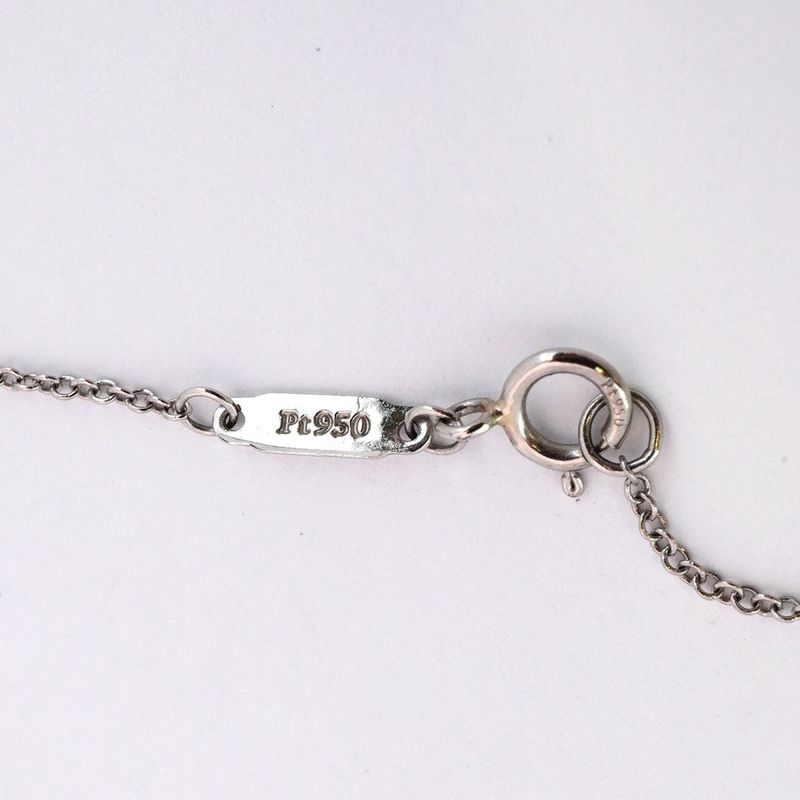 Tiffany & Co Necklace Victoria Medium Pt950 Platinum Diamond Ladies