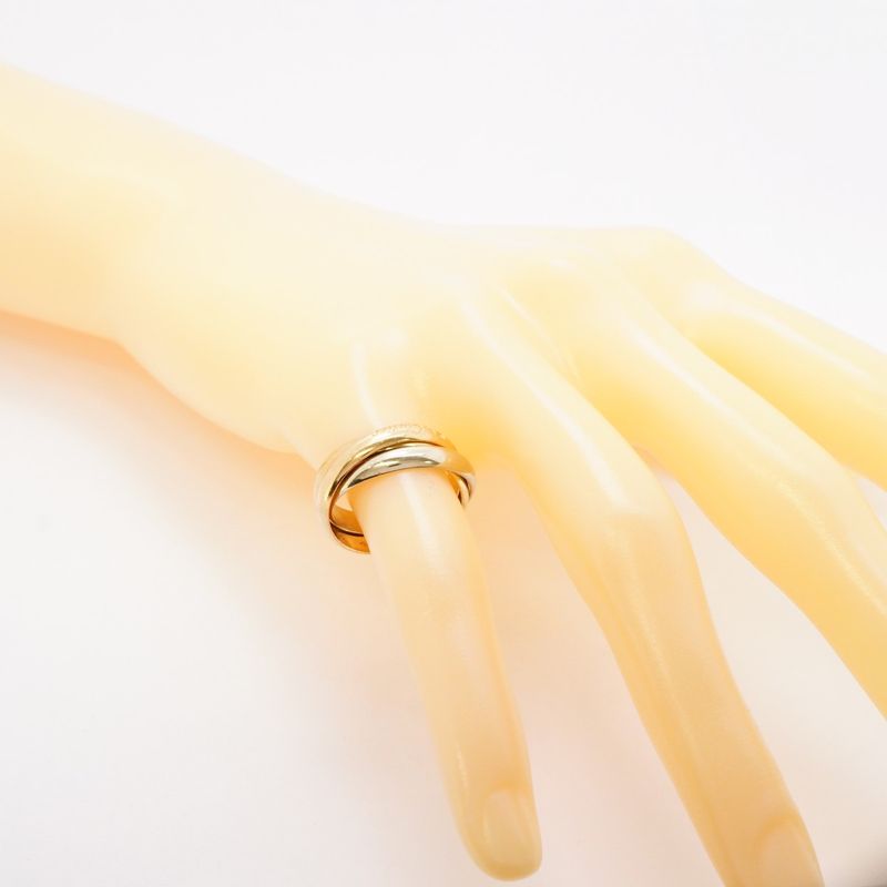 Cartier Ring Trinity Classic Model 18K Yellow Gold Yellow Gold 18K White Gold