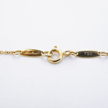 Tiffany & Co Necklace Open Heart 18K Yellow Gold Yellow Gold Nephrite Ladies