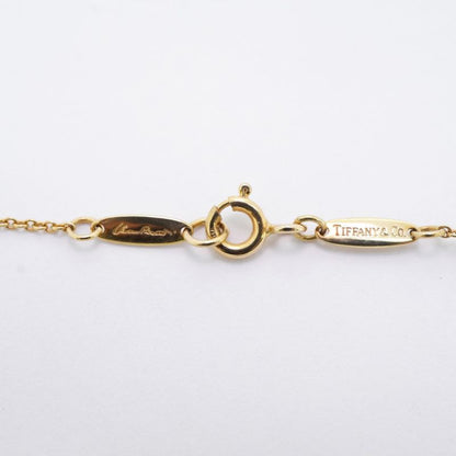 Tiffany & Co Necklace Open Heart 18K Yellow Gold Yellow Gold Nephrite Ladies