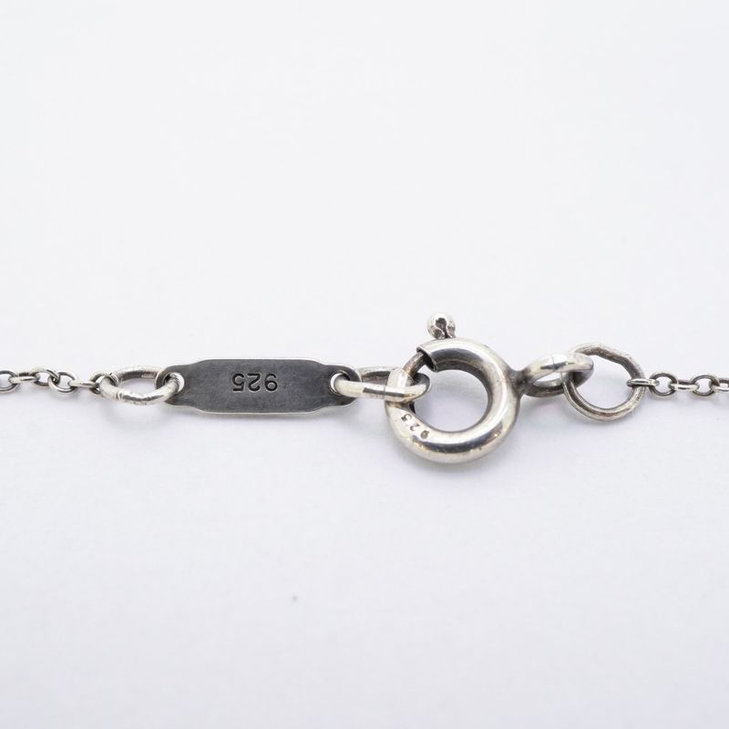 Tiffany & Co Necklace Heart Motif Silver 925 Pearl Ladies