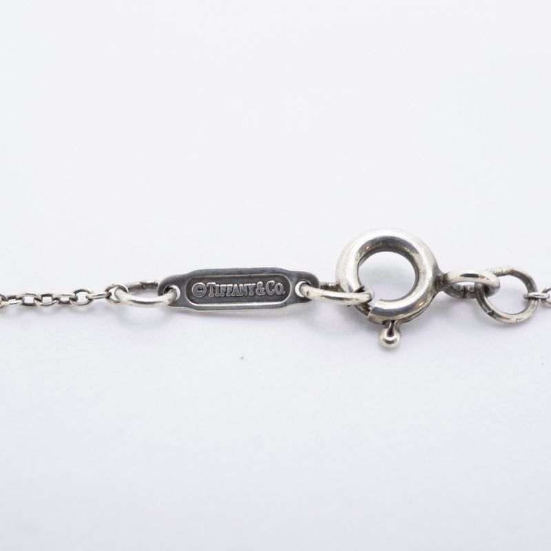 Tiffany & Co Necklace Heart Motif Silver 925 Pearl Ladies