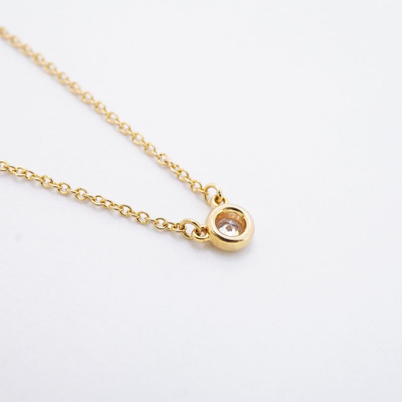 Tiffany & Co Necklace By-the-yard 1PD 18K Pink Gold Pink Gold Diamond Ladies