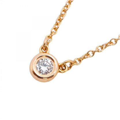 Tiffany & Co Necklace By-the-yard 1PD 18K Pink Gold Pink Gold Diamond Ladies