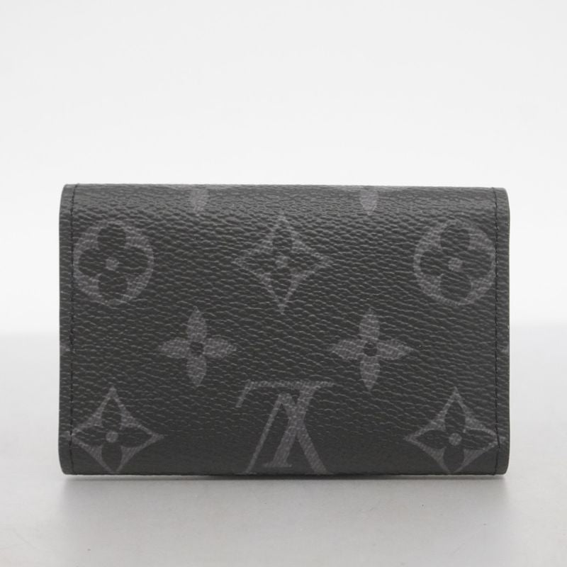 Louis Vuitton Key Case Monogram Eclipse Multicles 6 M82603 Black Men's