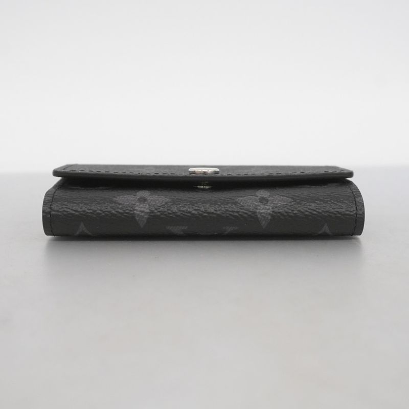Louis Vuitton Key Case Monogram Eclipse Multicles 6 M82603 Black Men's