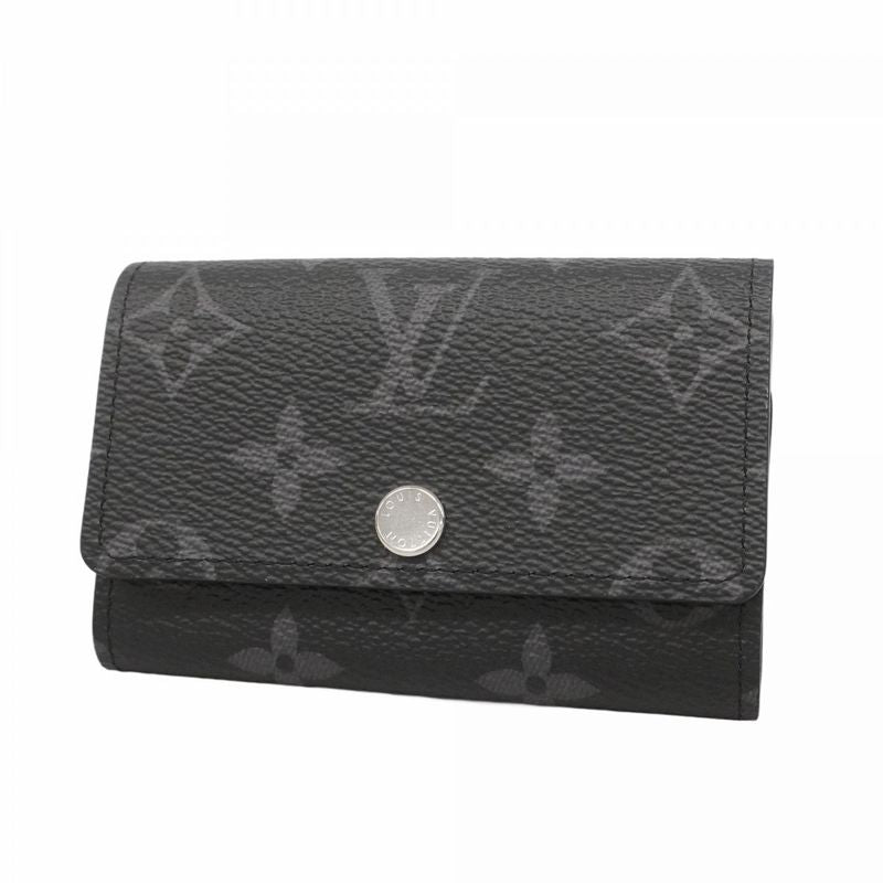 Louis Vuitton Key Case Monogram Eclipse Multicles 6 M82603 Black Men's
