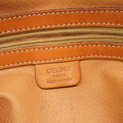 Celine Handbag Macadam PVC Brown Gold Hardware Women