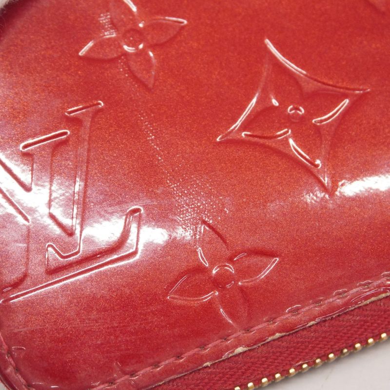 Louis Vuitton Long Wallet Vernis Zippy Wallet M91981 Pomme D'amour Ladies