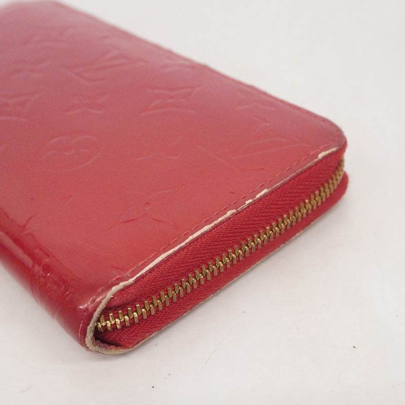 Louis Vuitton Long Wallet Vernis Zippy Wallet M91981 Pomme D'amour Ladies