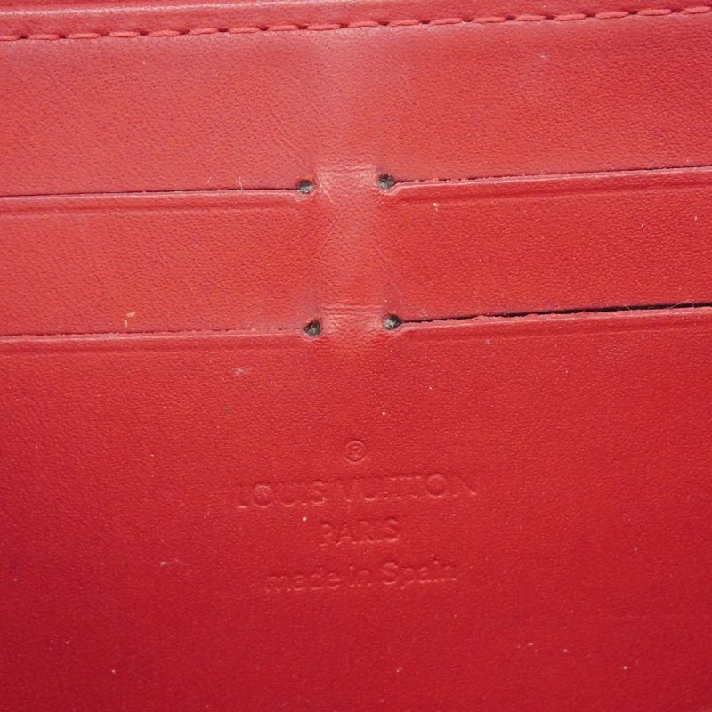 Louis Vuitton Long Wallet Vernis Zippy Wallet M91981 Pomme D'amour Ladies