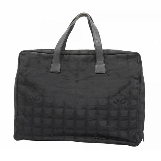 Chanel Handbag New Travel Nylon Black Cles Deuce