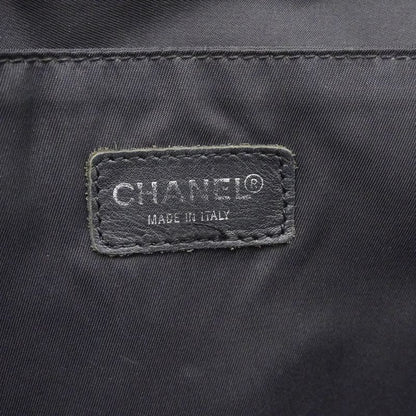 Chanel Handbag New Travel Nylon Black Cles Deuce