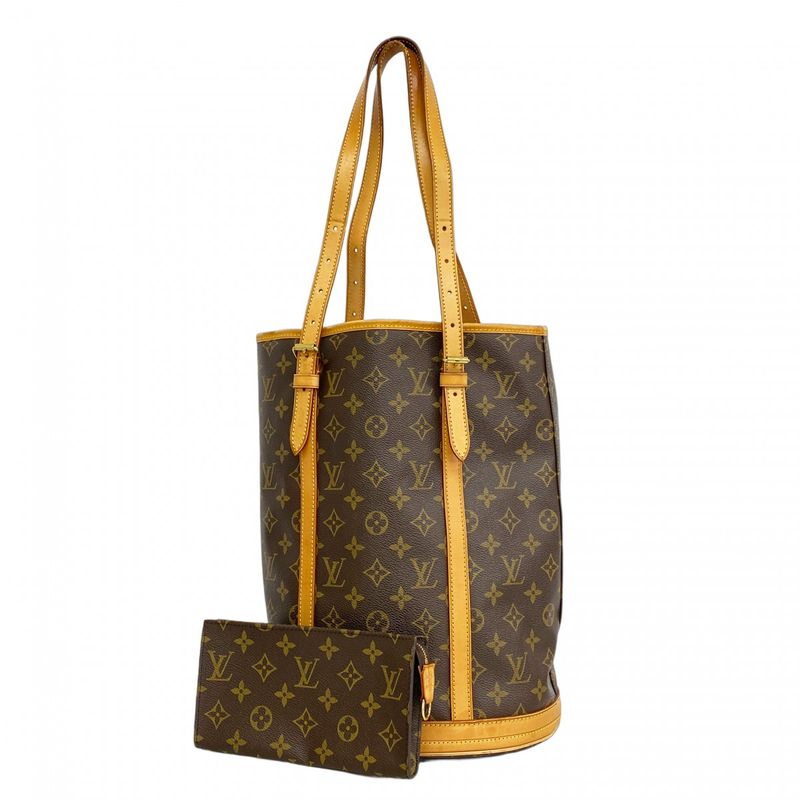 Louis Vuitton Tote Bag Monogram Bucket GM M42236 Brown Ladies