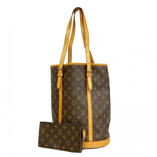 Louis Vuitton Tote Bag Monogram Bucket GM M42236 Brown Ladies