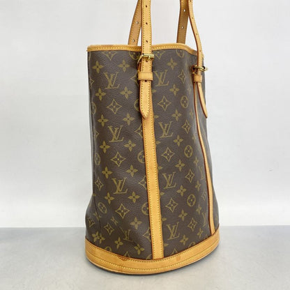 Louis Vuitton Tote Bag Monogram Bucket GM M42236 Brown Ladies