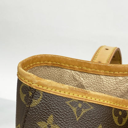 Louis Vuitton Tote Bag Monogram Bucket GM M42236 Brown Ladies