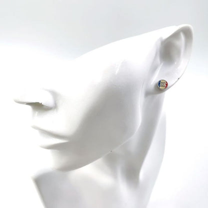 Chanel Coco Mark Sv925 Earrings Silver