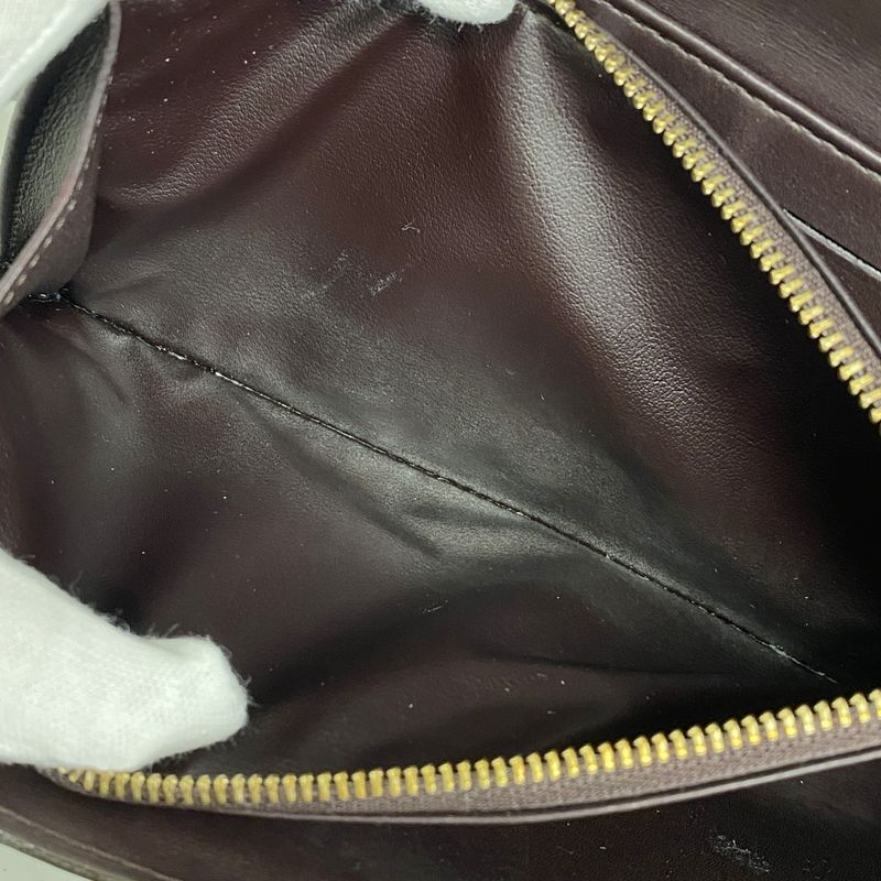 Louis Vuitton Vernis Portefeuille Sarah M93524 Amarante Women's Long Wallet