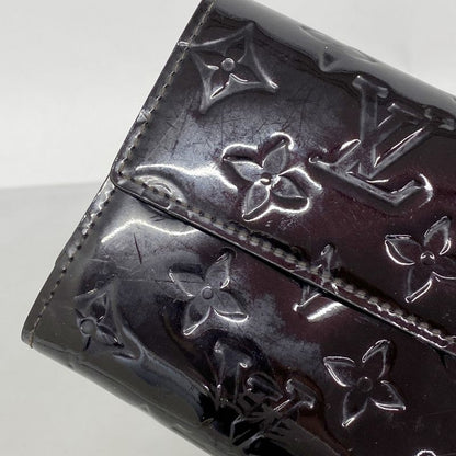 Louis Vuitton Vernis Portefeuille Sarah M93524 Amarante Women's Long Wallet