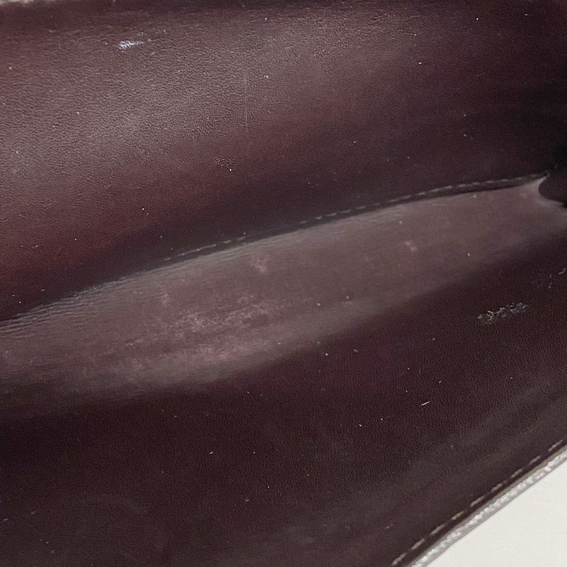 Louis Vuitton Vernis Portefeuille Sarah M93524 Amarante Women's Long Wallet