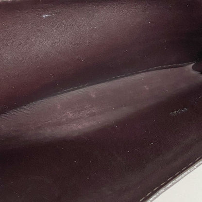 Louis Vuitton Vernis Portefeuille Sarah M93524 Amarante Women's Long Wallet