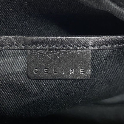 Celine Handbag Macadam PVC Black Gold Hardware Women