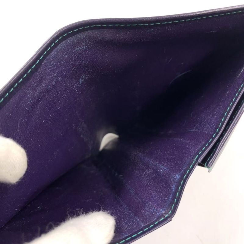 YVES Saint Laurent Bifold Leather Multicolor Wallet